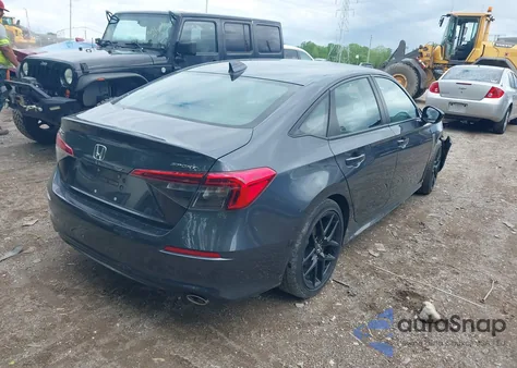 2022 Honda Civic Sport z USA, uszkodzony, nr VIN 2HGFE2F52NH610898